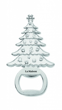 Logo trade promotional merchandise image of: Bottle opener Christmas motif