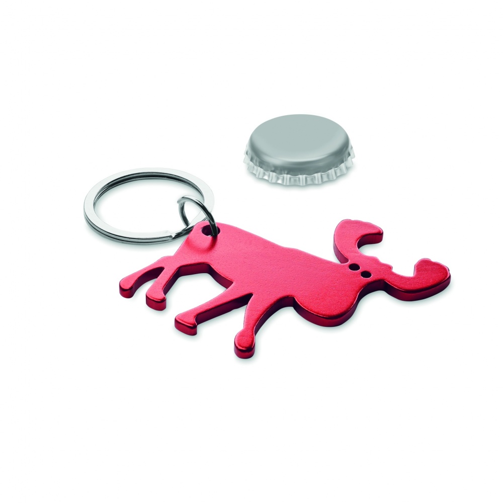 Logotrade corporate gifts photo of: Recycled aluminium key ring Pori