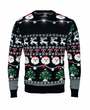 Logo trade promotional products image of: Christmas LED sweater L/XL