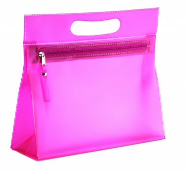 Logo trade advertising products image of: Transparent cosmetic pouch