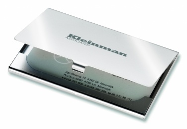 Logo trade business gifts image of: Business card holder