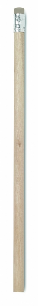 Logo trade corporate gifts image of: Pencil with eraser
