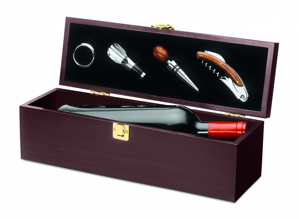 Logotrade promotional item picture of: Wine set in wine box
