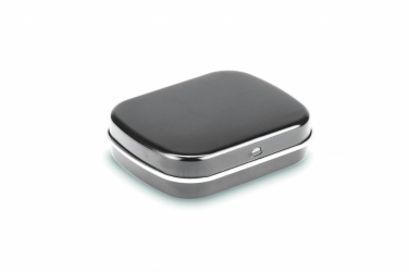 Logo trade promotional gifts image of: Easy tin silver w/mints