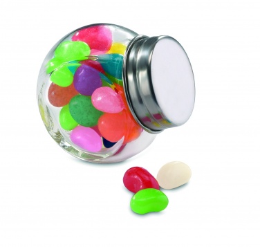 Logo trade promotional item photo of: Glass jar with jelly beans