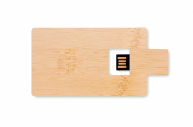 Logo trade promotional giveaways image of: 16GB bamboo casing USB