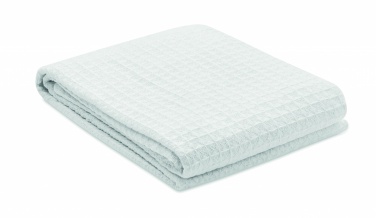 Logo trade corporate gift photo of: Cotton wafle blanket 350 gr/m²