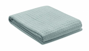 Logotrade promotional gift image of: Cotton wafle blanket 350 gr/m²