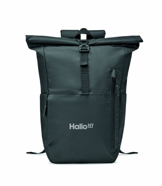 Logotrade promotional products photo of: 300D RPET rolltop backpack