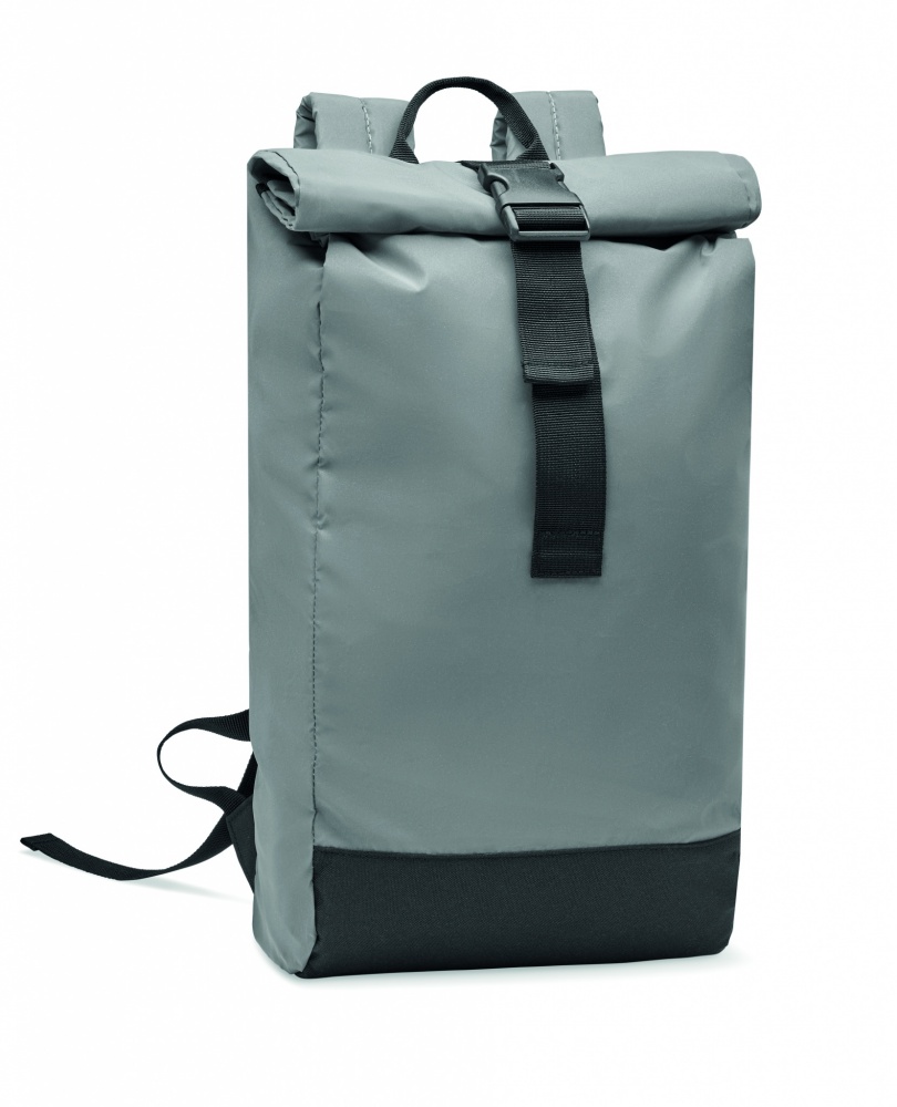 Logotrade promotional item picture of: Reflective Rolltop backpack