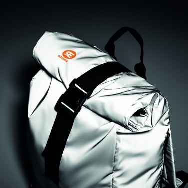 Logo trade promotional item photo of: Reflective Rolltop backpack