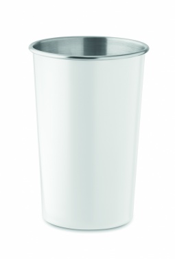 Logo trade corporate gifts image of: Recycled stainless steel cup