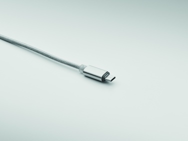 Logotrade promotional gift picture of: 2 in 1 long charging cable