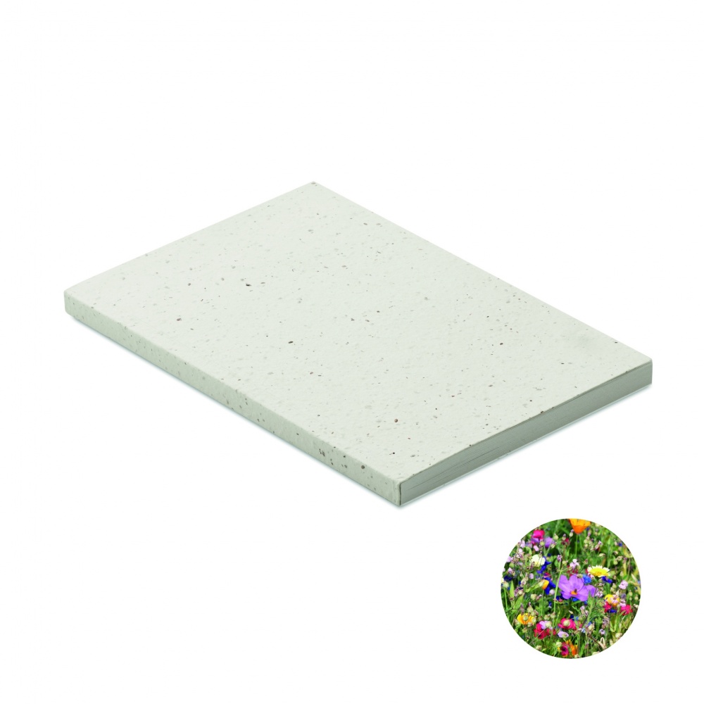 Logotrade advertising products photo of: A5 seed paper cover notebook