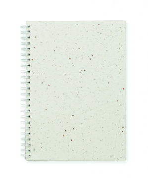 Logo trade corporate gifts picture of: A5 seed paper cover notebook