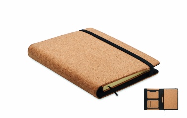 Logo trade promotional giveaways image of: A5 portfolio in cork