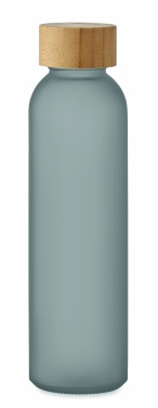 Logo trade promotional items picture of: Frosted glass bottle 500ml