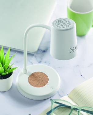Logotrade promotional giveaway picture of: Wireless charger, lamp speaker