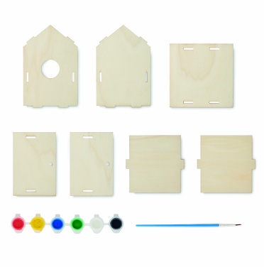 Logotrade corporate gift image of: DIY wooden bird house kit