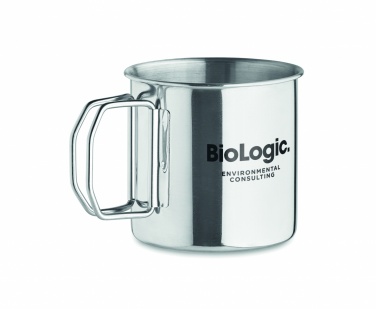 Logo trade promotional merchandise image of: Stainless steel mug 330 ml