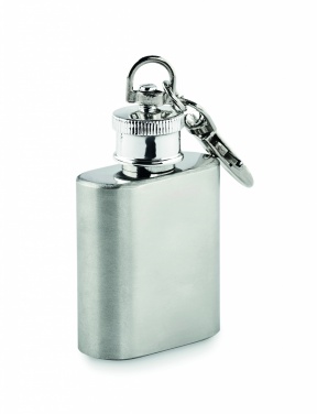 Logo trade promotional gifts image of: Hipflask key ring Joensuu