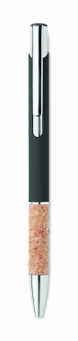 Logotrade promotional merchandise photo of: Ballpoint pen made of aluminum with a cork grip