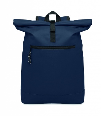 Logo trade business gift photo of: 600Dpolyester rolltop backpack