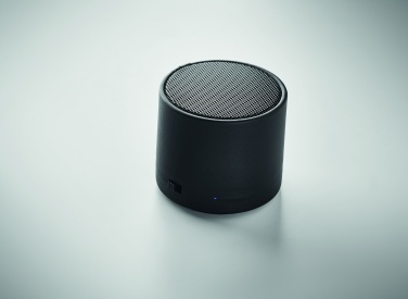 Logo trade corporate gifts image of: Recycled PU wireless speaker