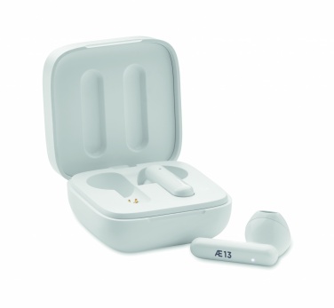 Logotrade promotional giveaway picture of: TWS earbuds with solar charger