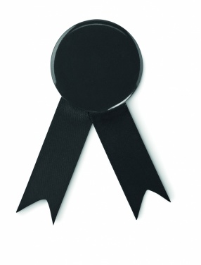 Logo trade corporate gifts image of: Ribbon style badge pin