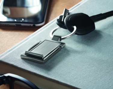 Logo trade promotional product photo of: Metal key ring phone stand Seinajoki