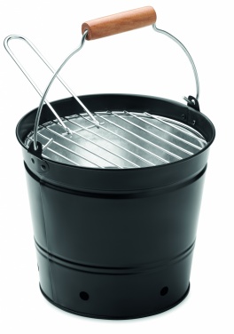 Logo trade promotional giveaways image of: Portable bucket barbecue