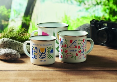 Logotrade business gift image of: Enamel sublimation mug 200ml