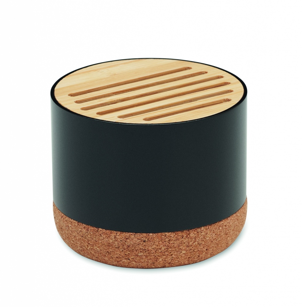 Logo trade promotional product photo of: Cork and aluminium speaker