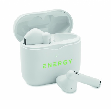 Logo trade corporate gifts picture of: TWS earbuds with charging base