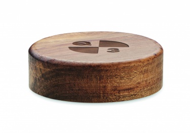 Logotrade business gifts photo of: Wireless charger in acacia 15W
