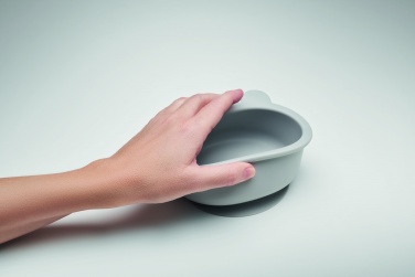 Logo trade promotional merchandise picture of: Silicone spoon, bowl baby set