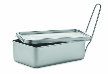 Logo trade promotional merchandise picture of: Stainless steel lunch box