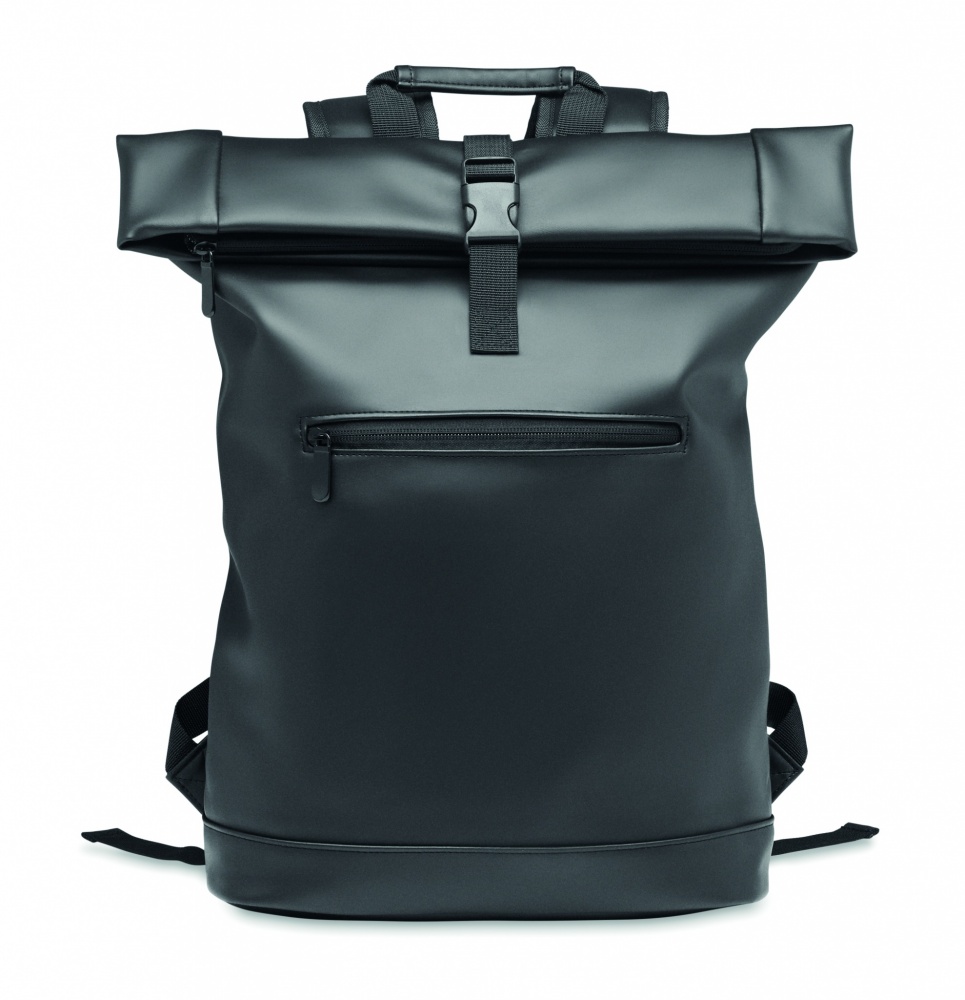 Logo trade promotional product photo of: Laptop PU Rolltop backpack