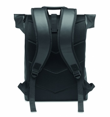 Logotrade corporate gift image of: Laptop PU Rolltop backpack