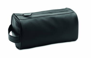 Logo trade corporate gift photo of: Soft PU cosmetic bag and zipper