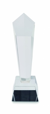 Logo trade promotional giveaways image of: Crystal award in a gift box