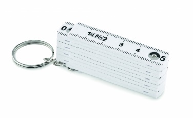 Logo trade promotional items image of: Carpenters ruler key ring 50cm Kotka