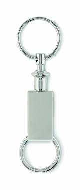 Logo trade promotional merchandise image of: Pull apart split key ring Kajaani