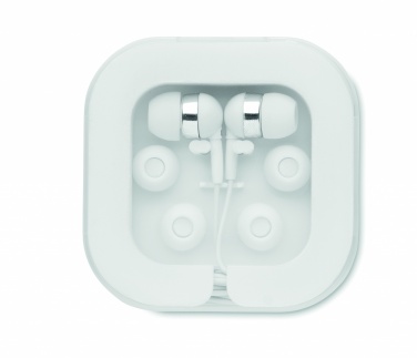 Logo trade corporate gifts picture of: Ear phones with silicone covers