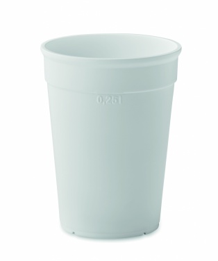 Logotrade promotional gift picture of: Recycled PP cup capacity 250 ml