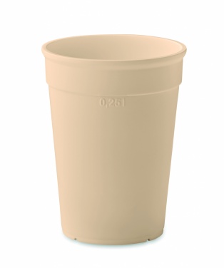 Logotrade promotional gift picture of: Recycled PP cup capacity 250 ml