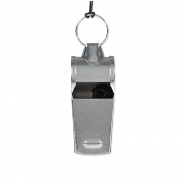 Logo trade promotional gifts image of: Metal whistle
