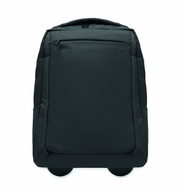 Logotrade corporate gift picture of: A portable backpack trolley with wheels, made of 600D RPET polyester