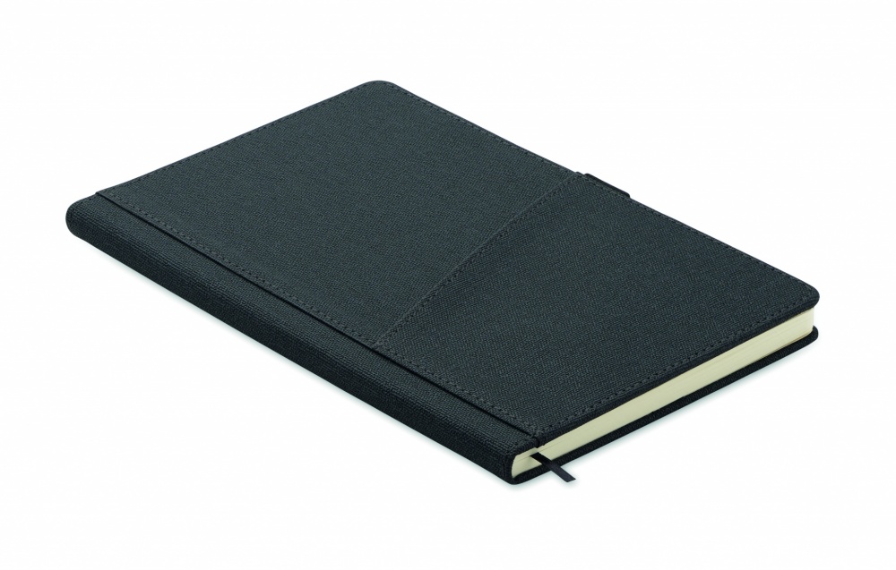 Logotrade promotional merchandise picture of: A5 notebook PU front pocket